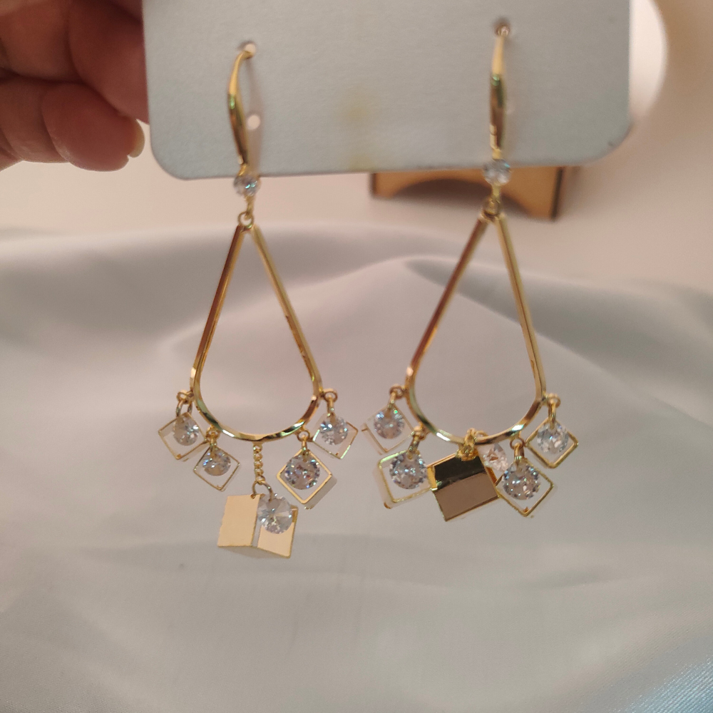 Golden Geomé Dangles