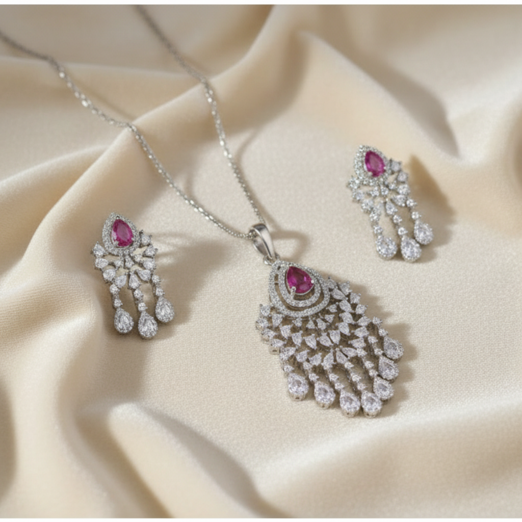 Lustre Ruby Pendant