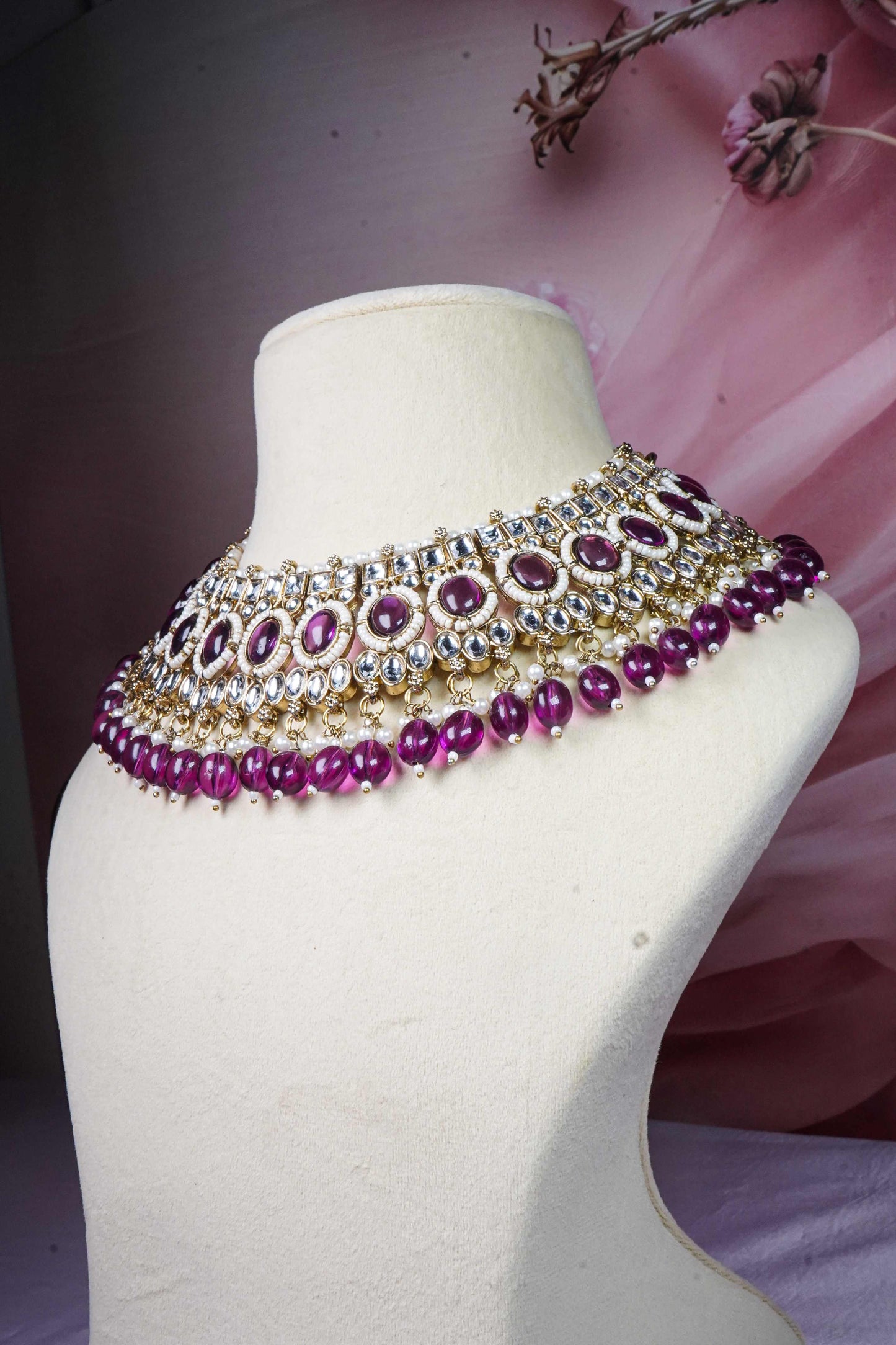 Collar Choker (Magenta)