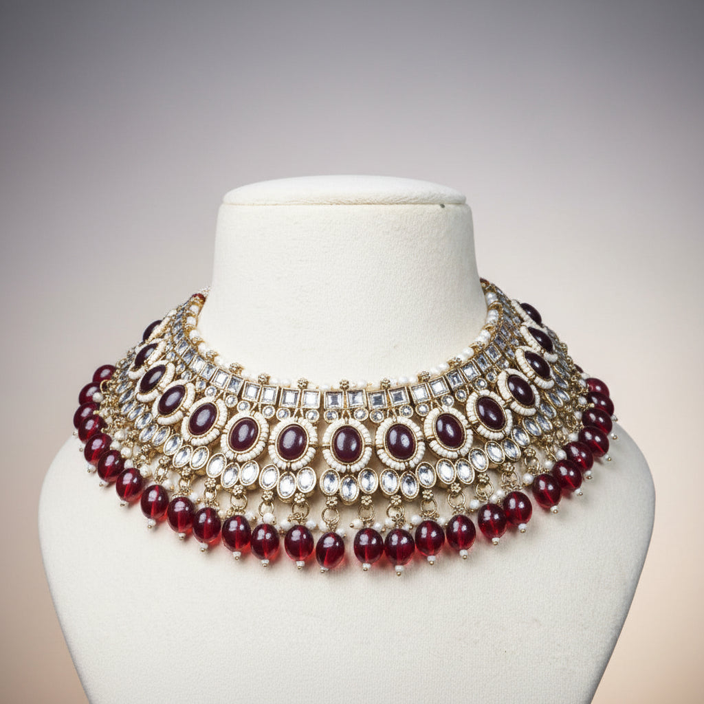 Collar Choker (Maroon)