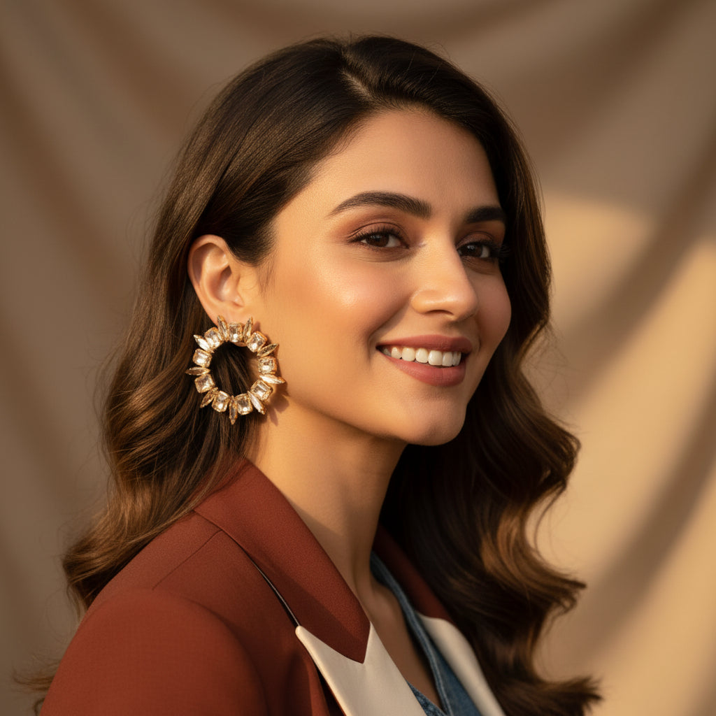 Glamnaari Party Stud Earring