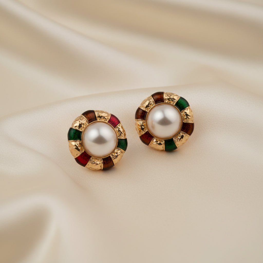 Rangtari Pearl Stud earrings for women
