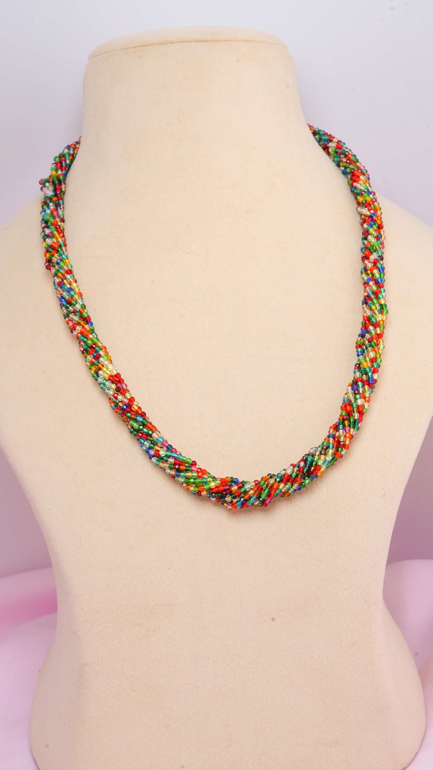 Multi colour bead mala