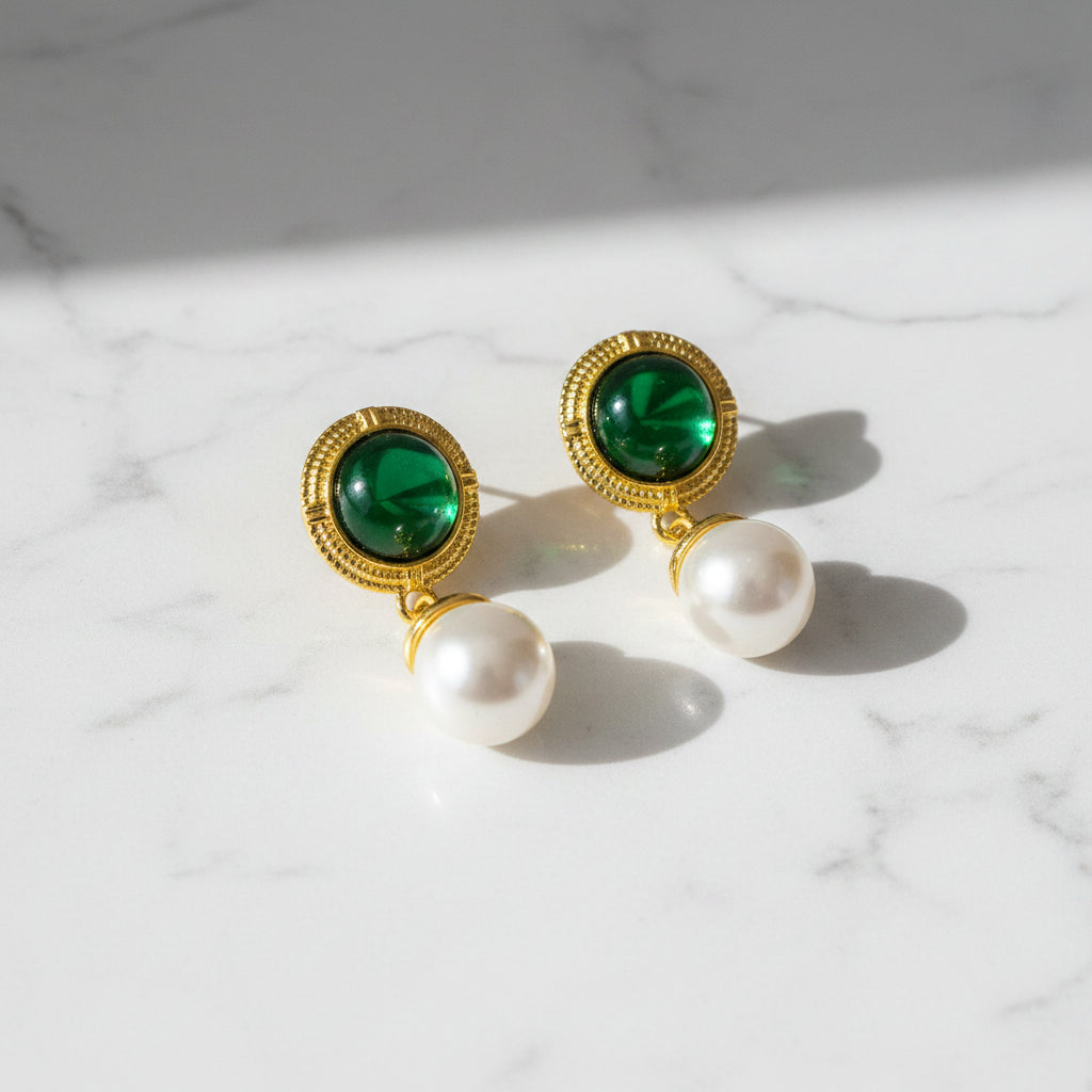 Pearl Drops Earrings For Women
