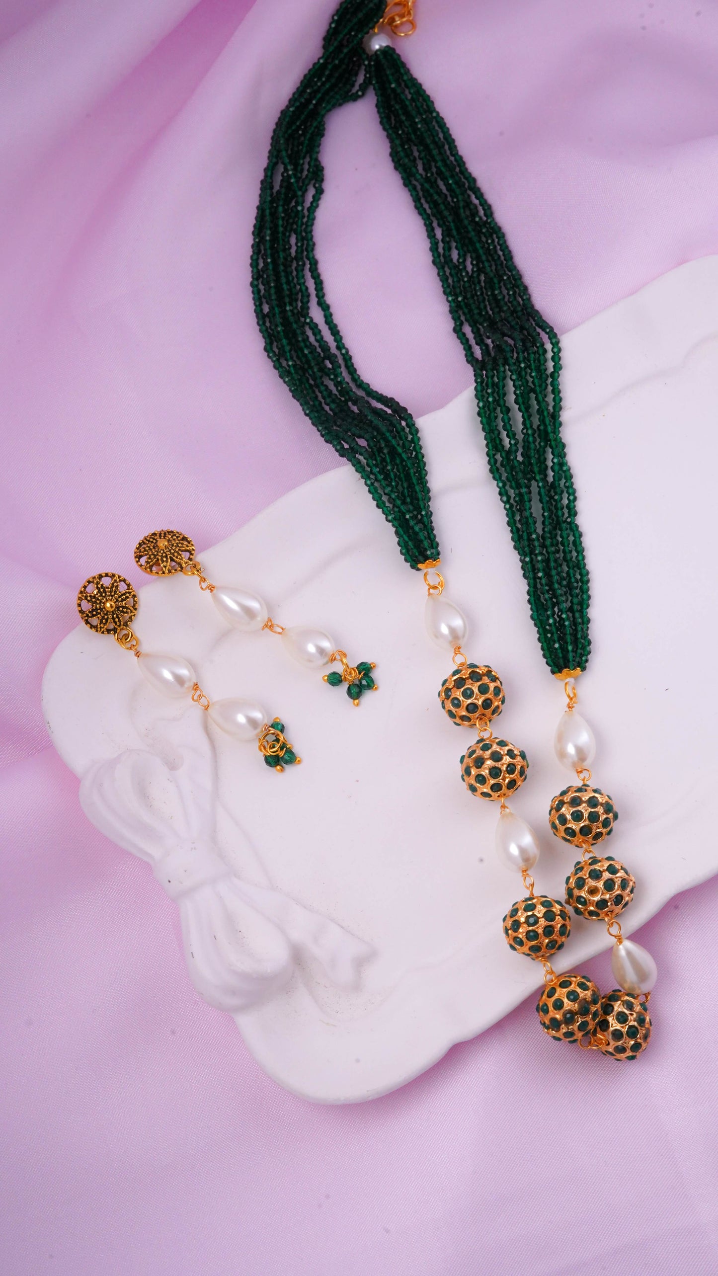 Seed bead Mala Glamanaari