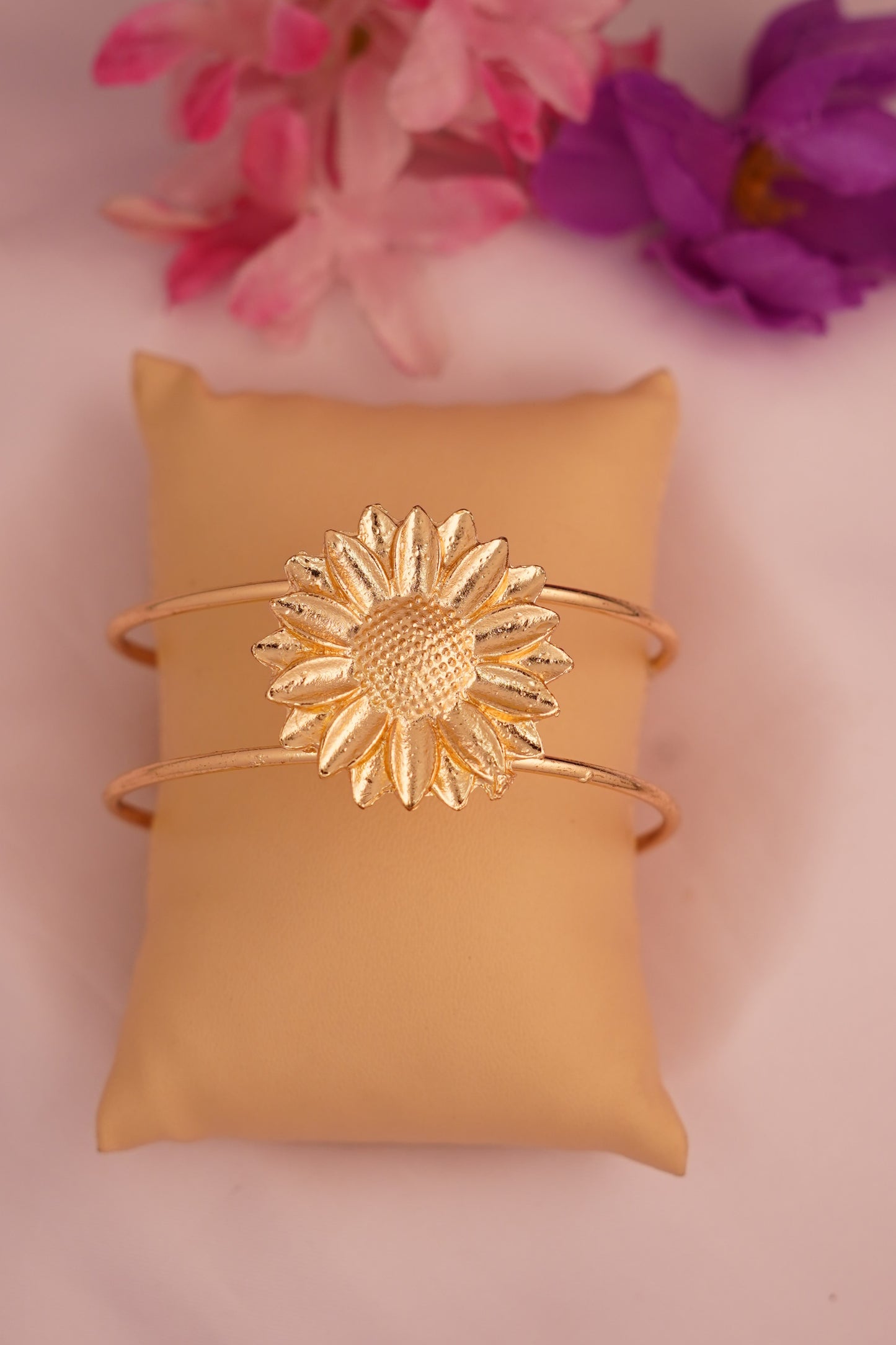 Sunflower Cuff Bracelet