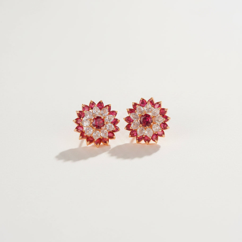 2 in One Stud Earring | Glamnaari
