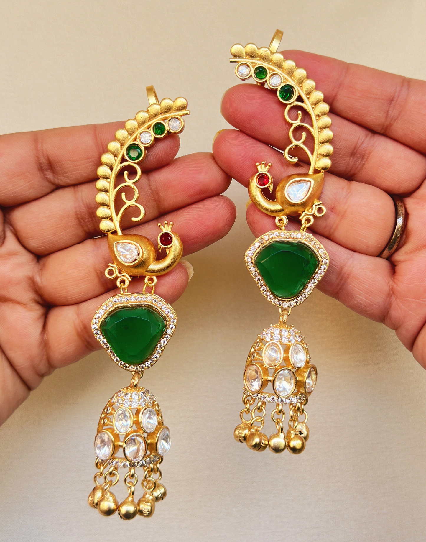Sleek Ear Cuff Jhumki Bali