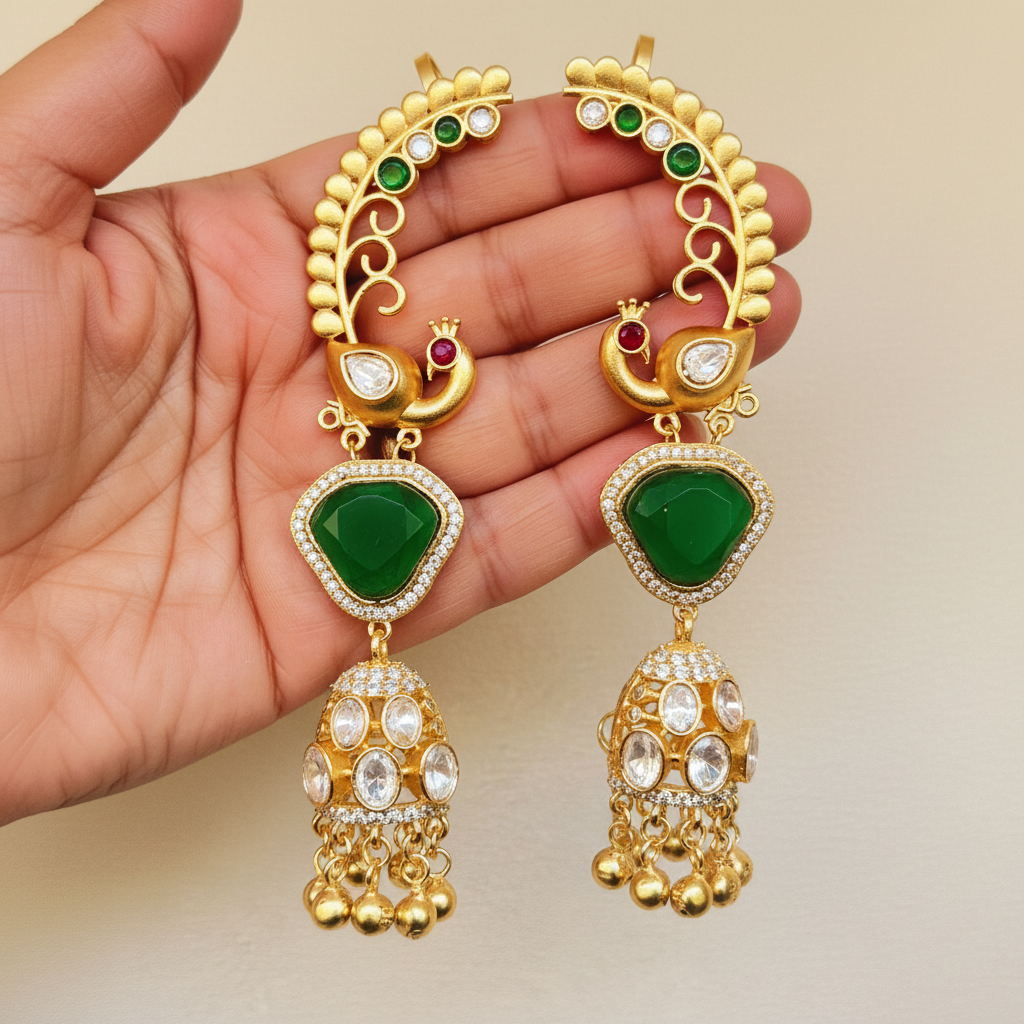 Sleek Ear Cuff Jhumki Bali