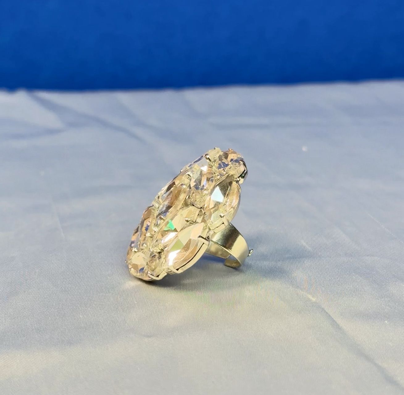 Sterling Silver Crystal Ring