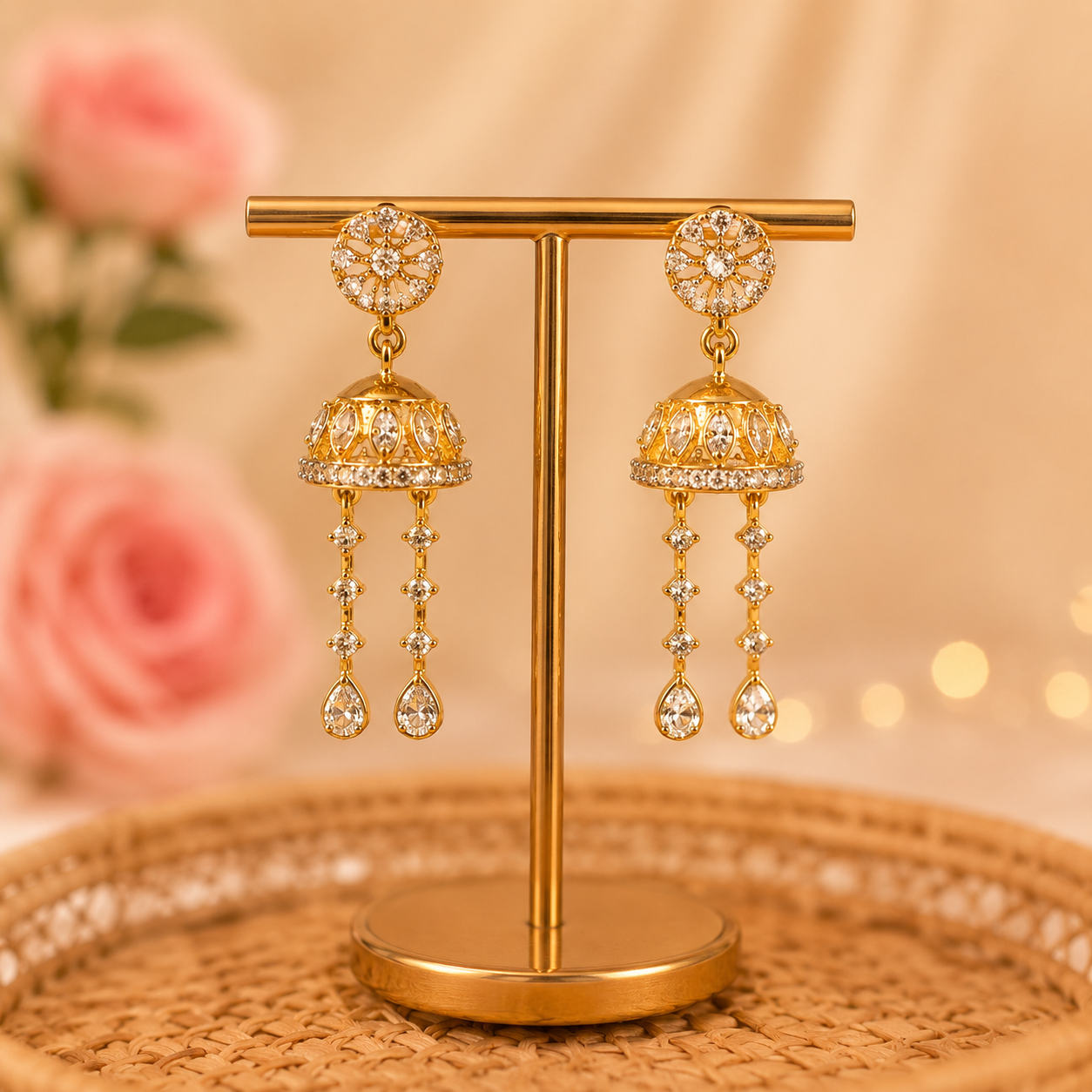 Dome String Jhumki