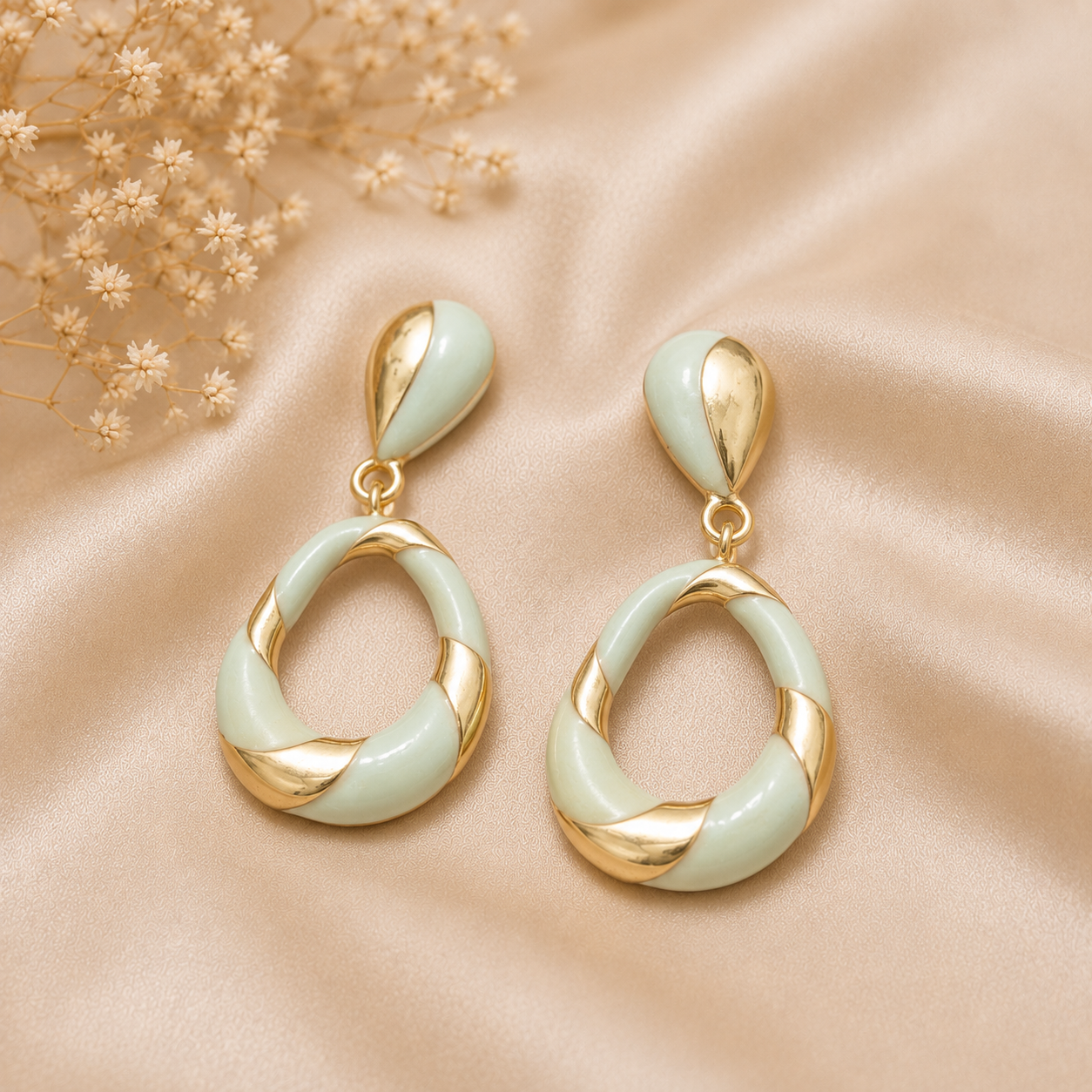Ethereal Mint Earrings
