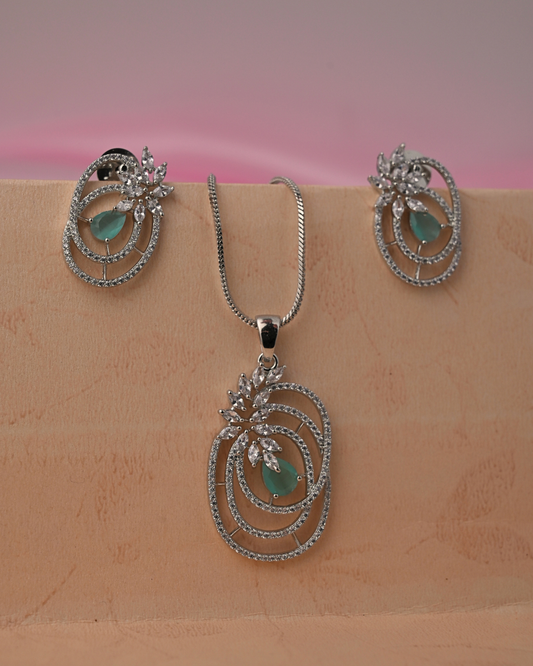 Mint Tide Pendant Set