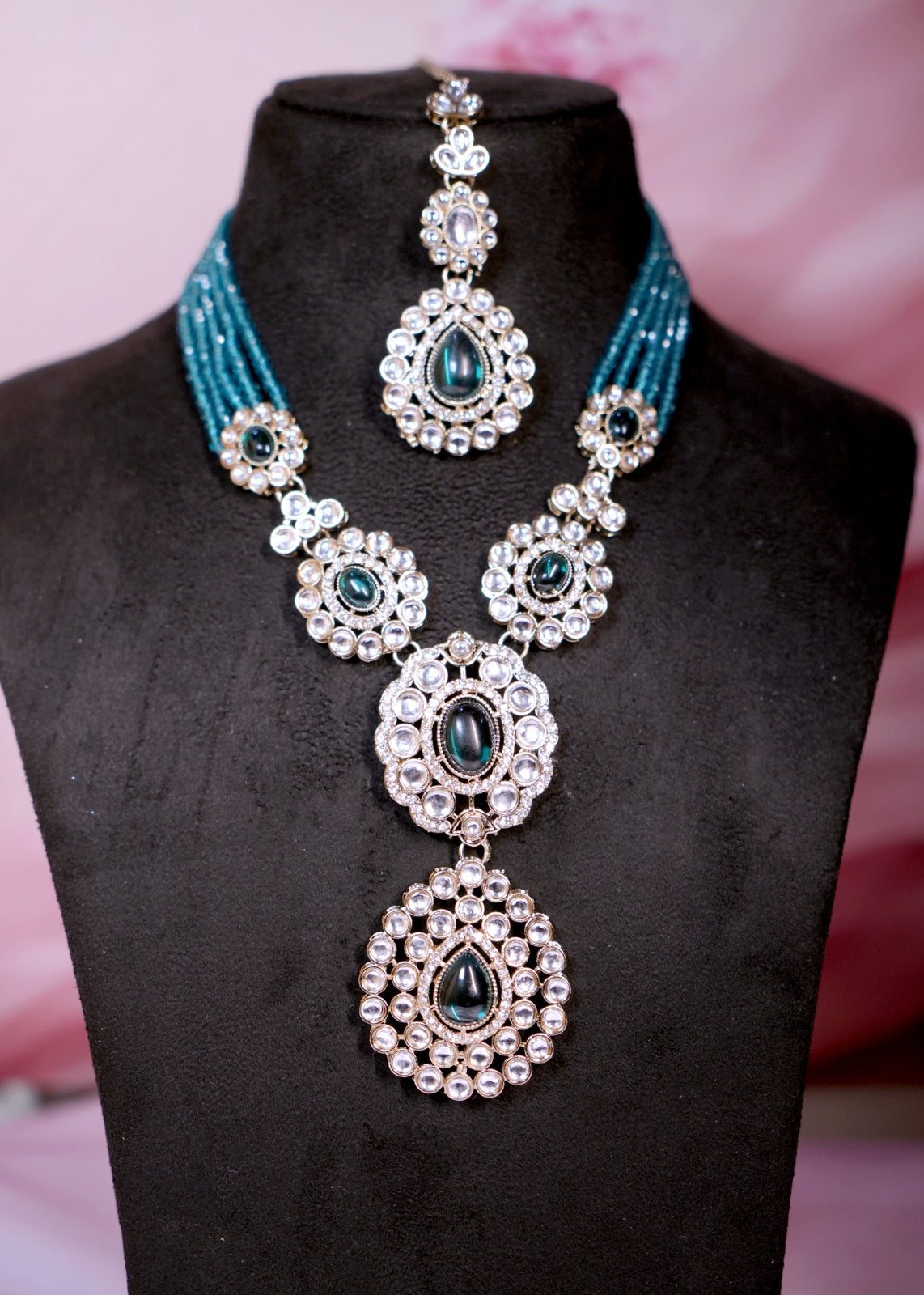 Emerald Green Double pendant