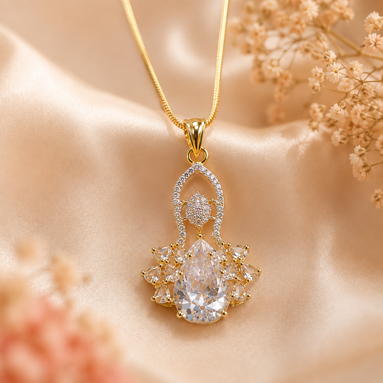 Regal Radiance Pendant Set