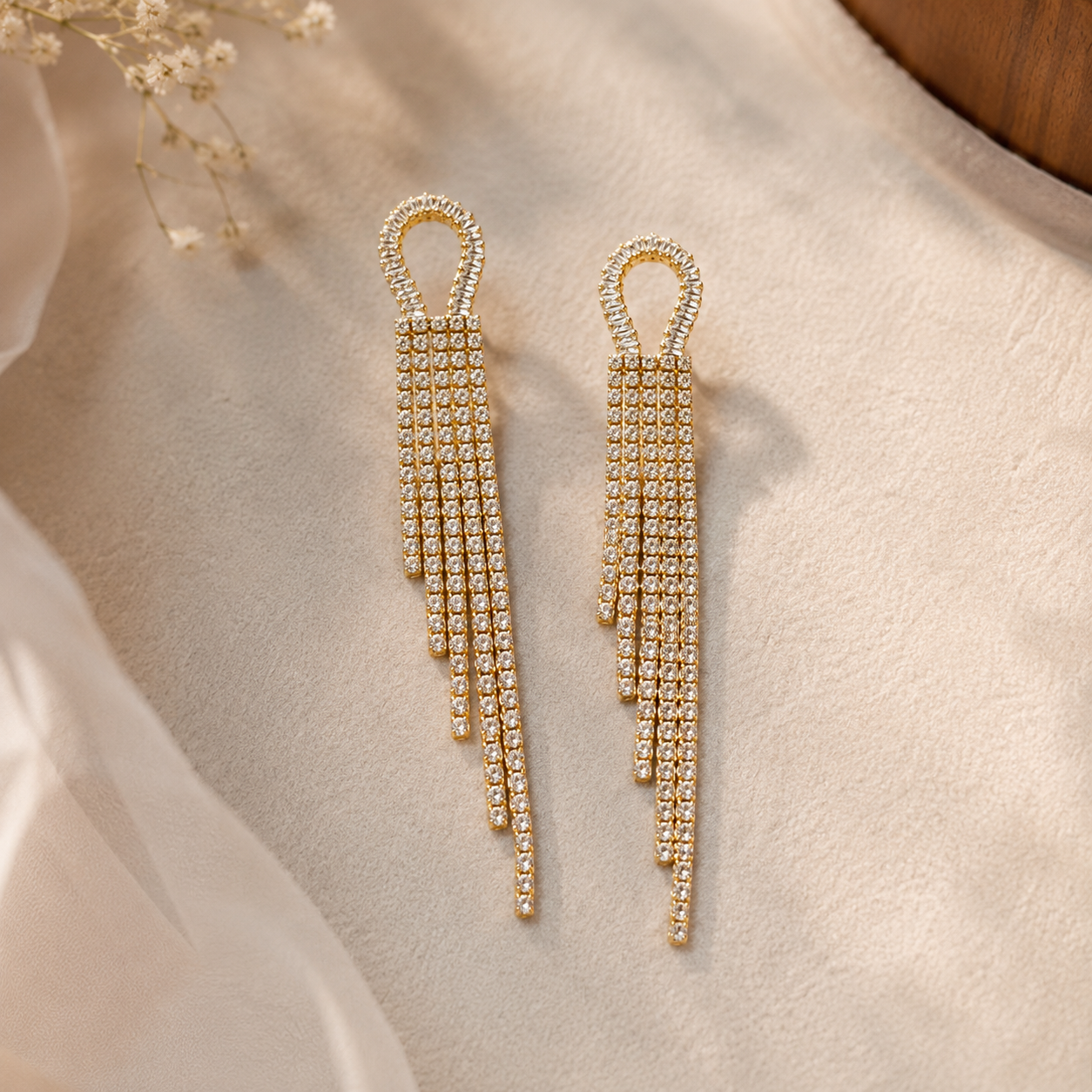 Cascade Tassel Earrings