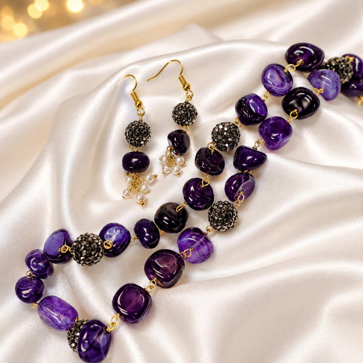 Royal Amethyst Bead Mala