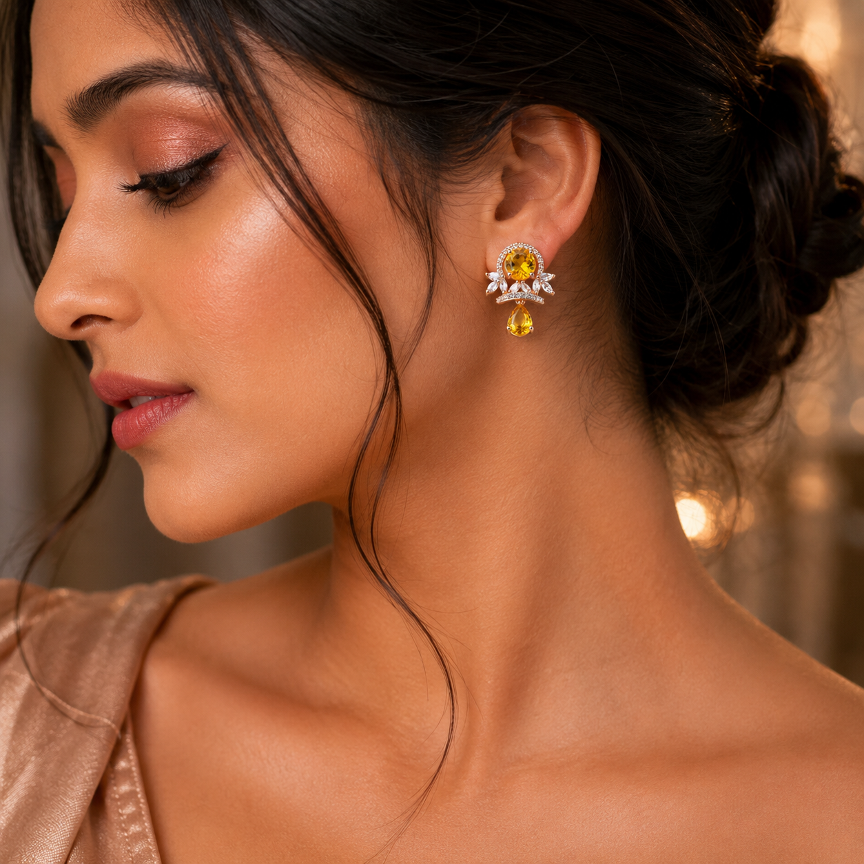 Citrus Spark Stud Earrings