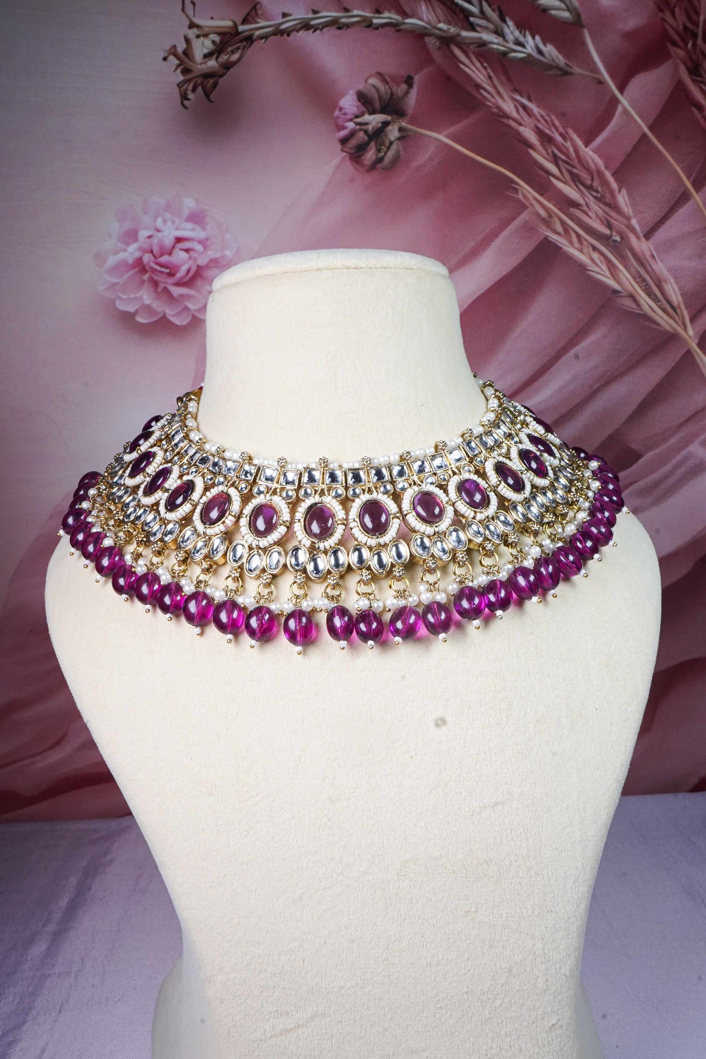 Collar Choker (Magenta)