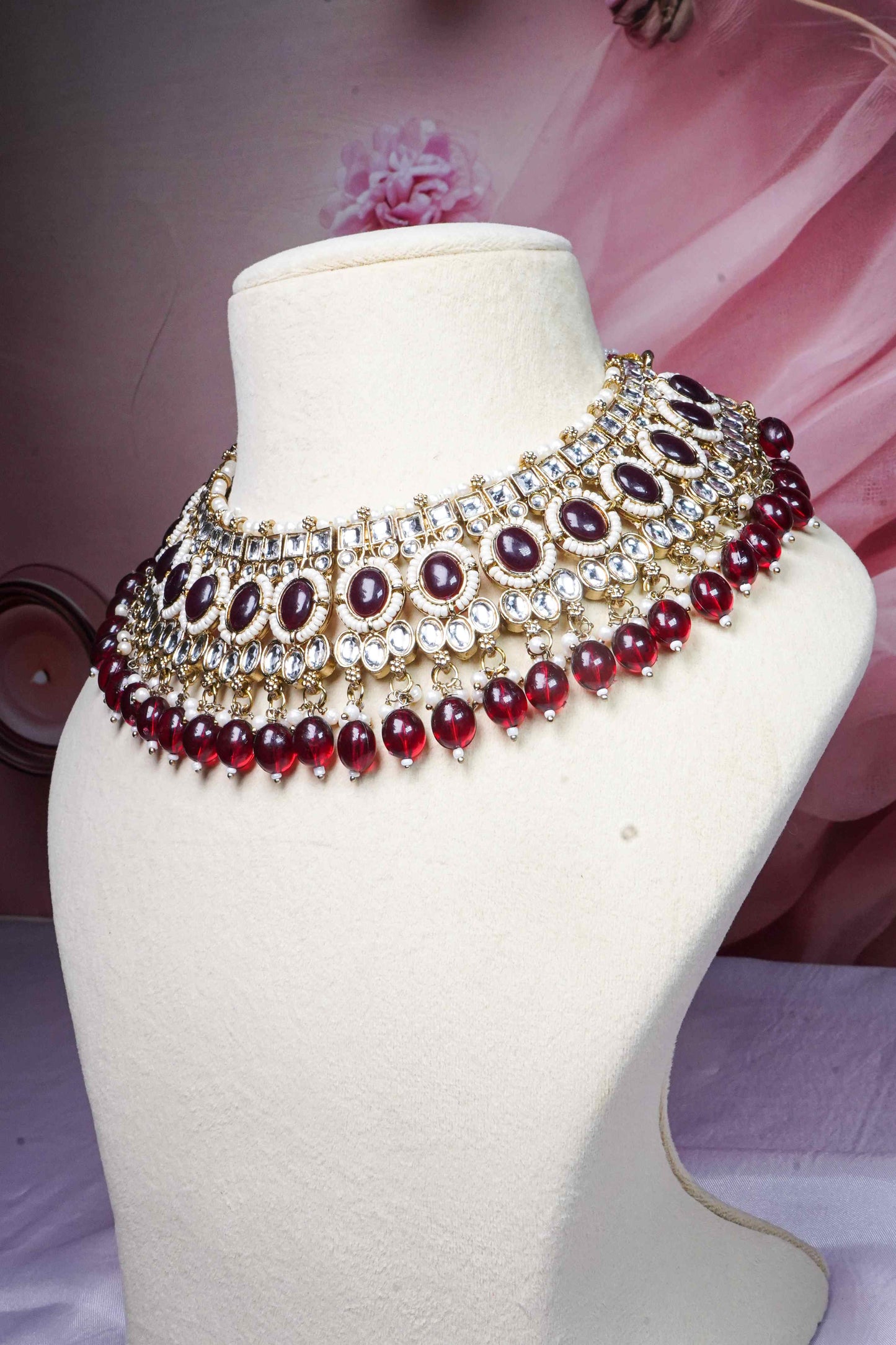 Collar Choker (Maroon)