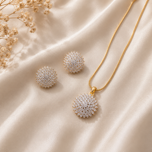 Dewdrop Radiance Pendant Set
