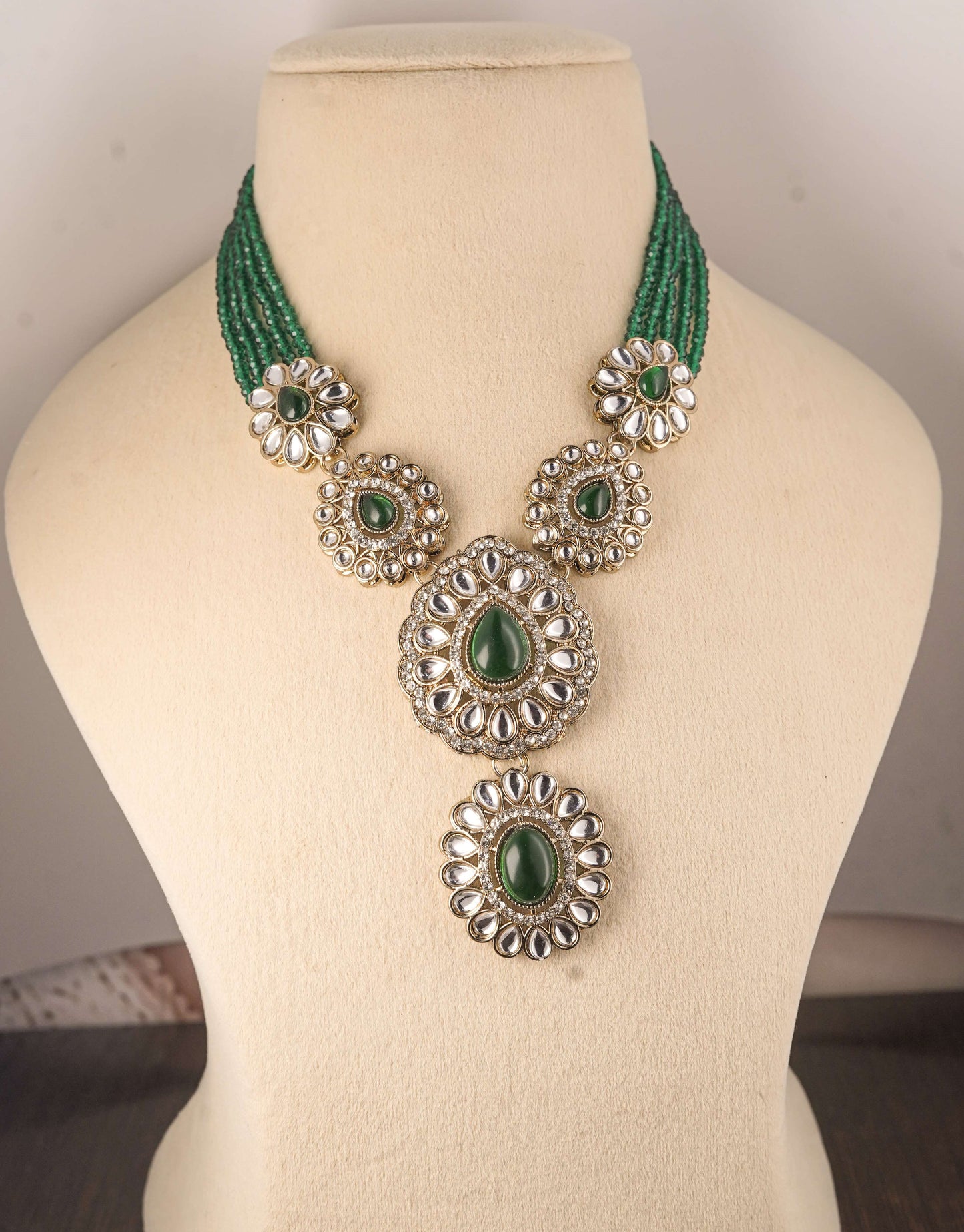 Emerald Green Double pendant