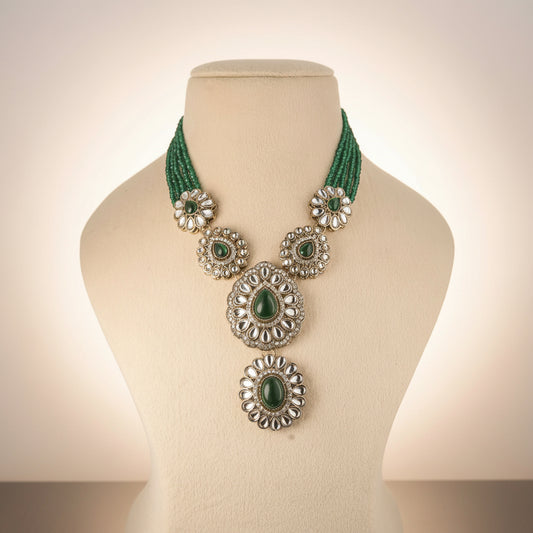 Emerald Green Double pendant