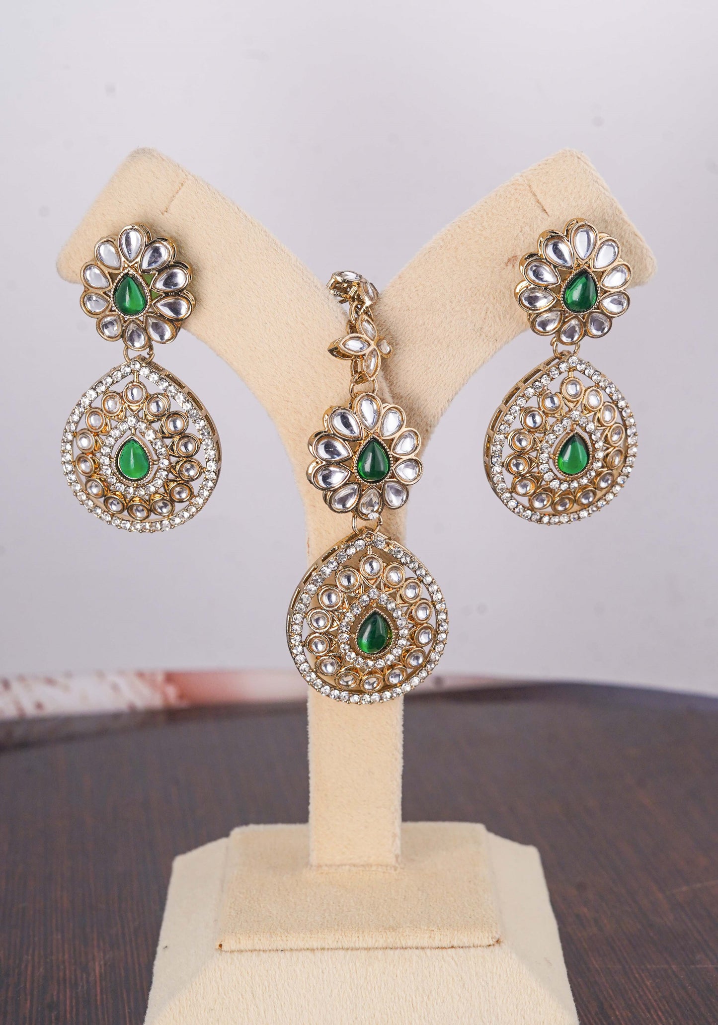 Emerald Green Double pendant