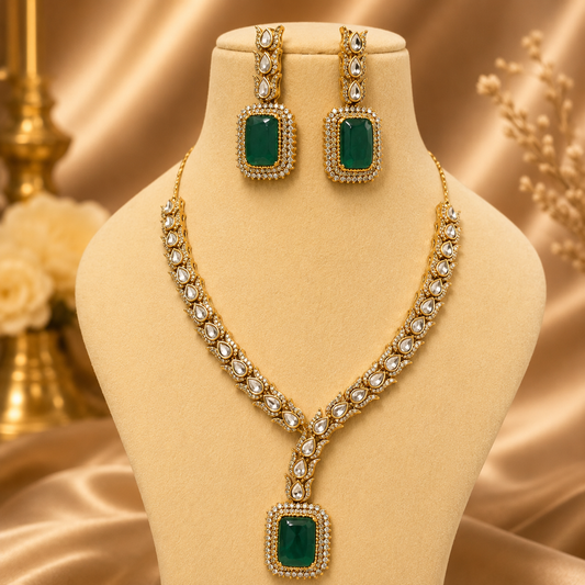 Green Petal Lustra