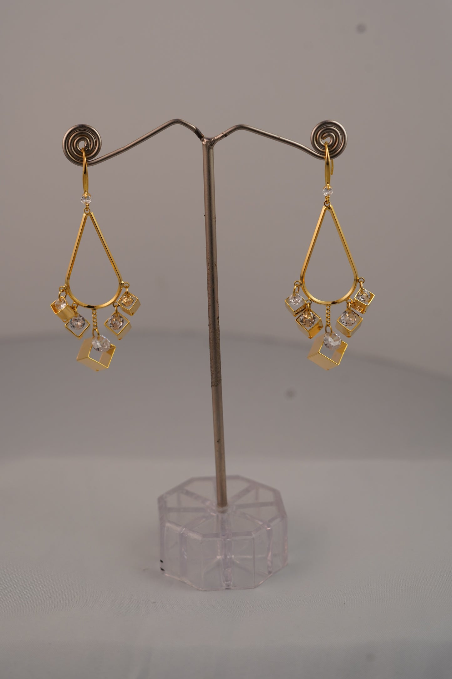Golden Geomé Dangles