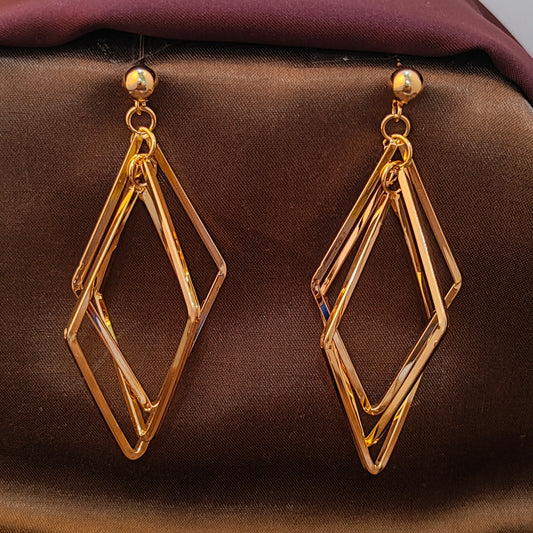 Geometrix Gold Dangles