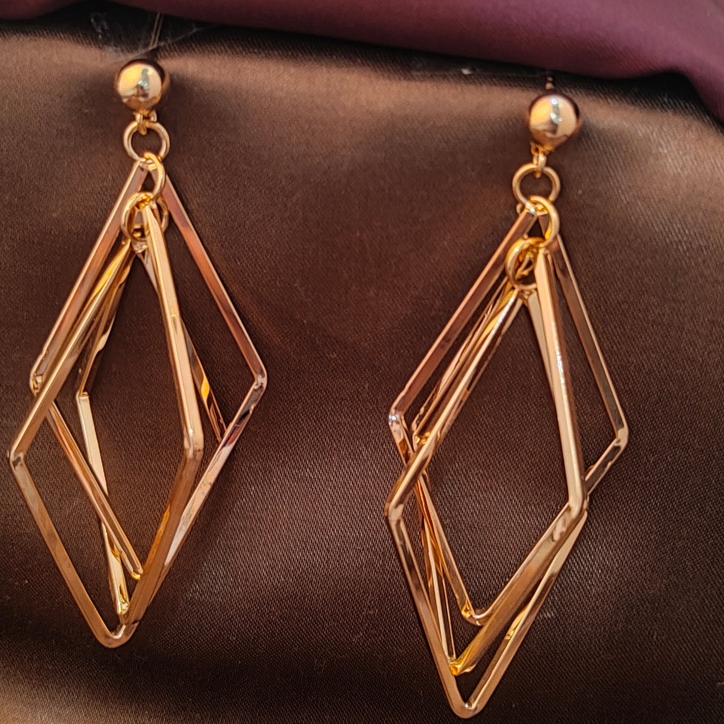 Geometrix Gold Dangles