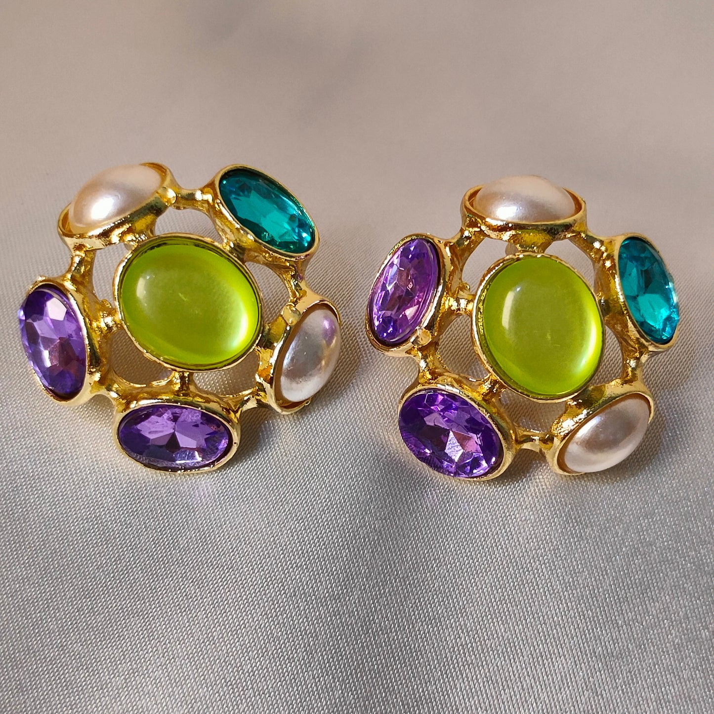 Carnival Cluster Studs