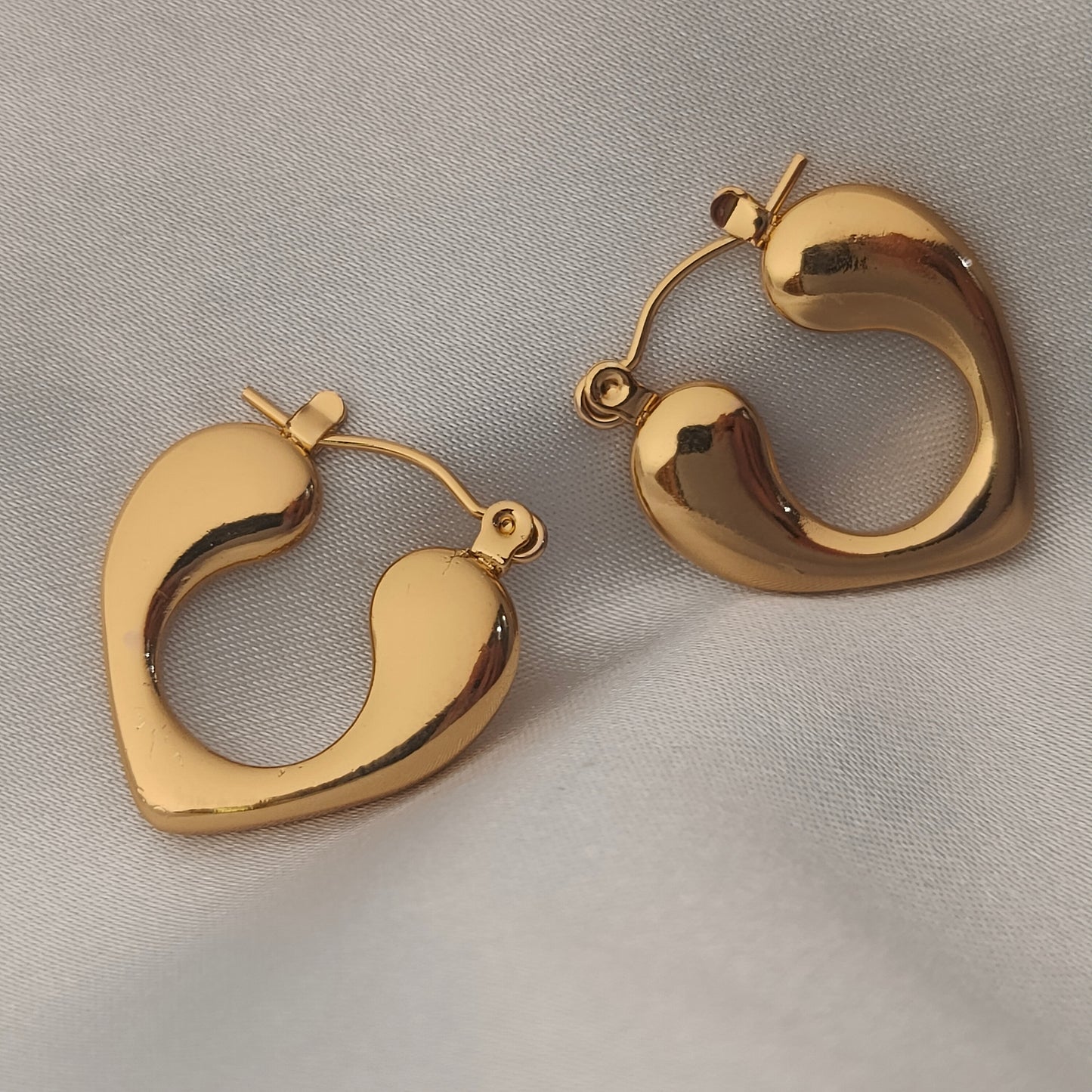 Golden Whisper Hoops