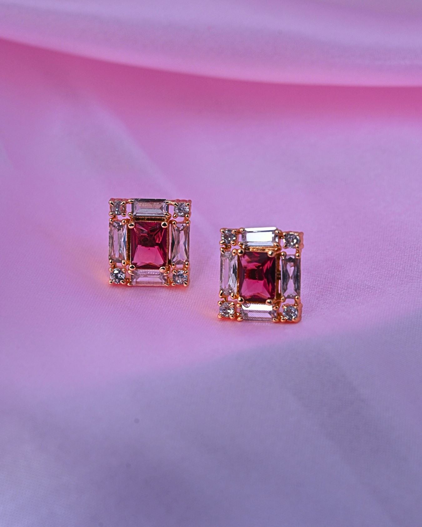 Ivory Prism Stud Earrings