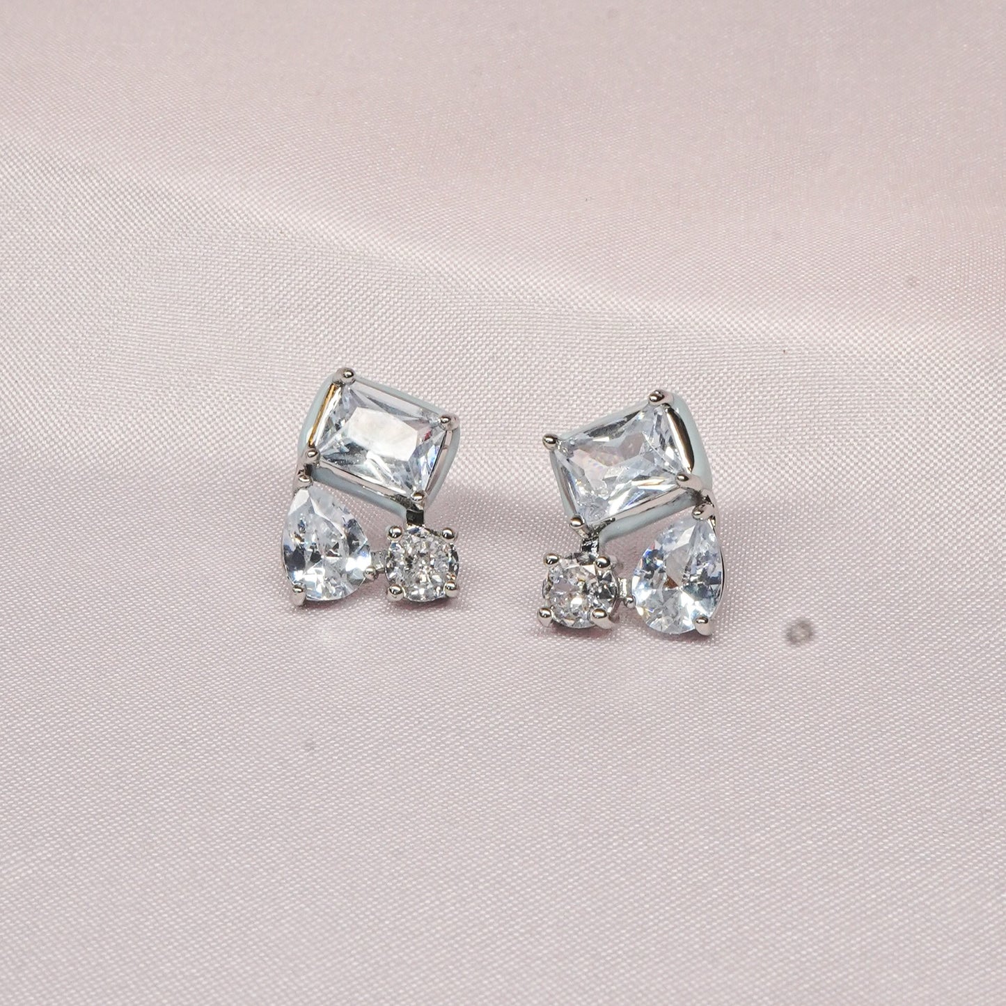 Icebeam Trio Stud Earrings for Women