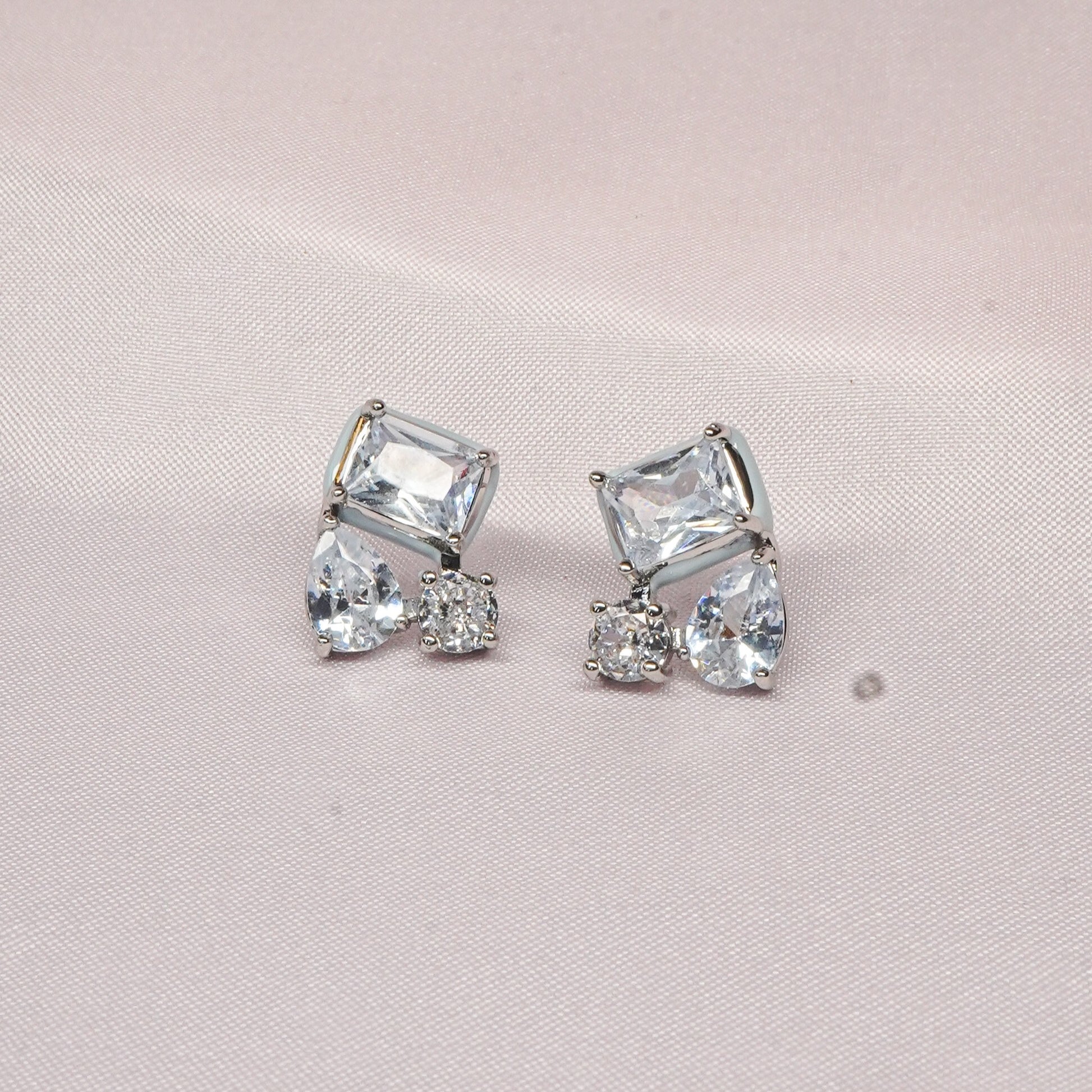 Icebeam Trio Stud Earrings for Women