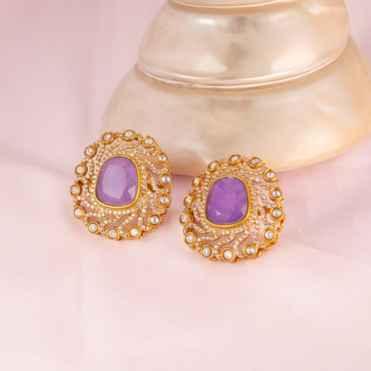 Lavendra Kanak Studs