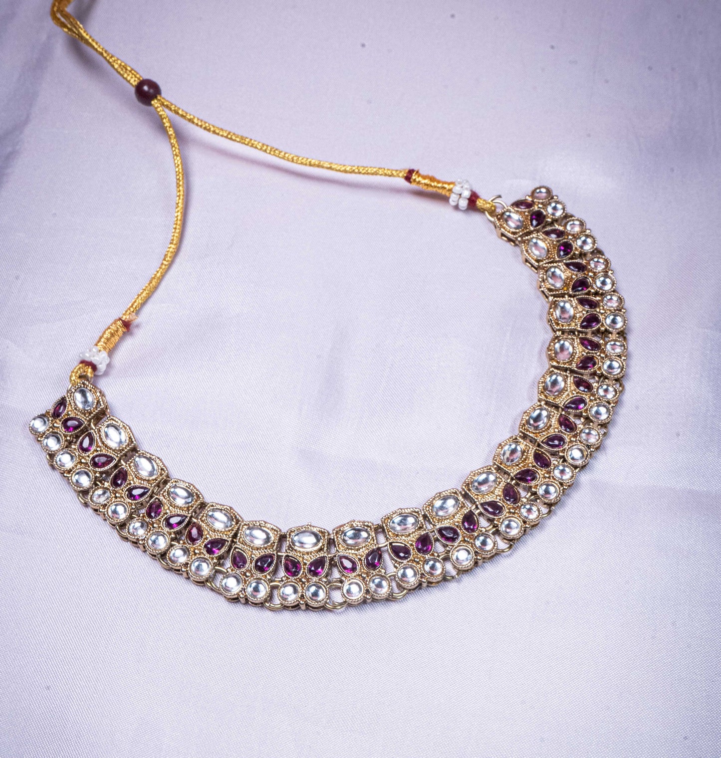 Magenta Choker Set