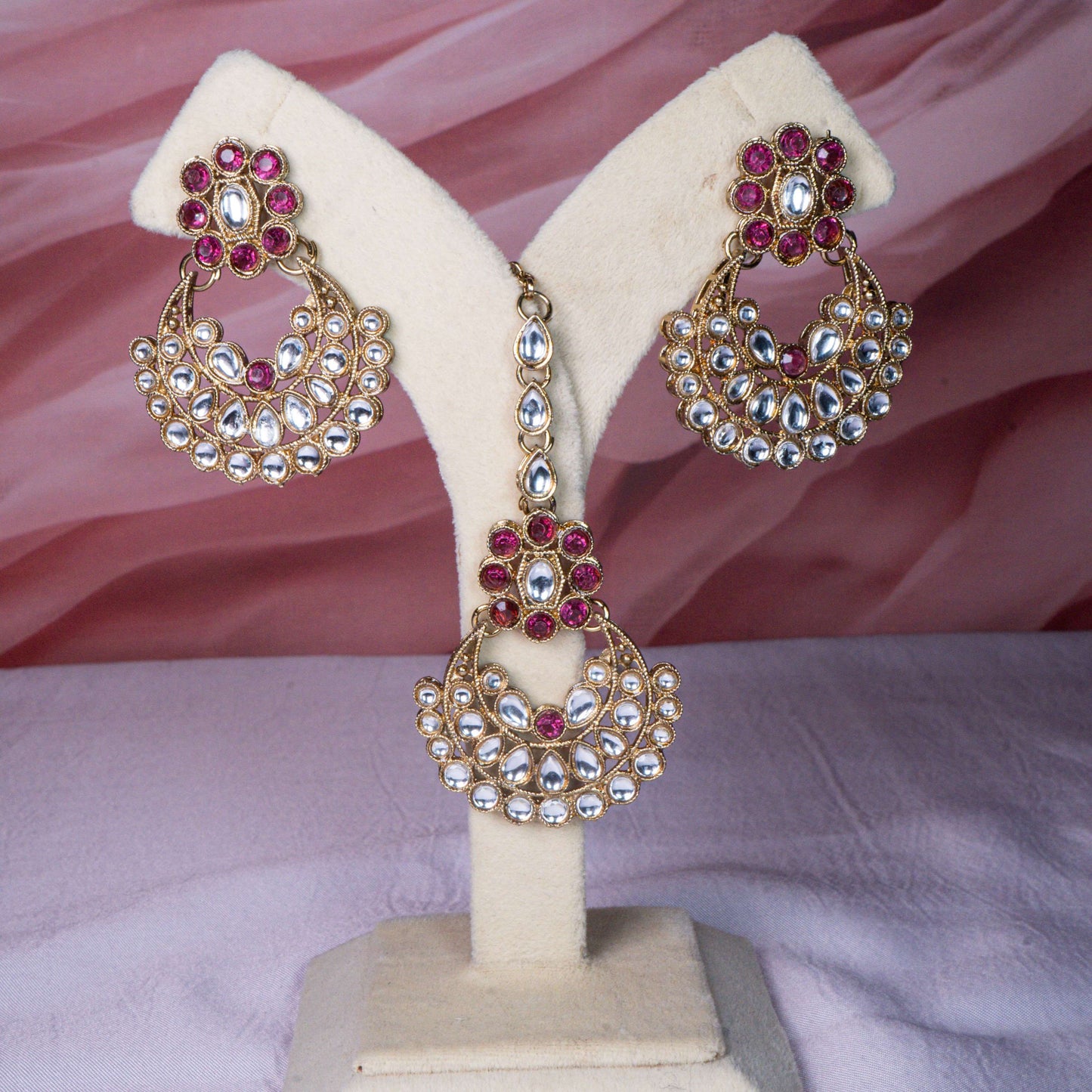 Sleek Choker Set (Magenta)