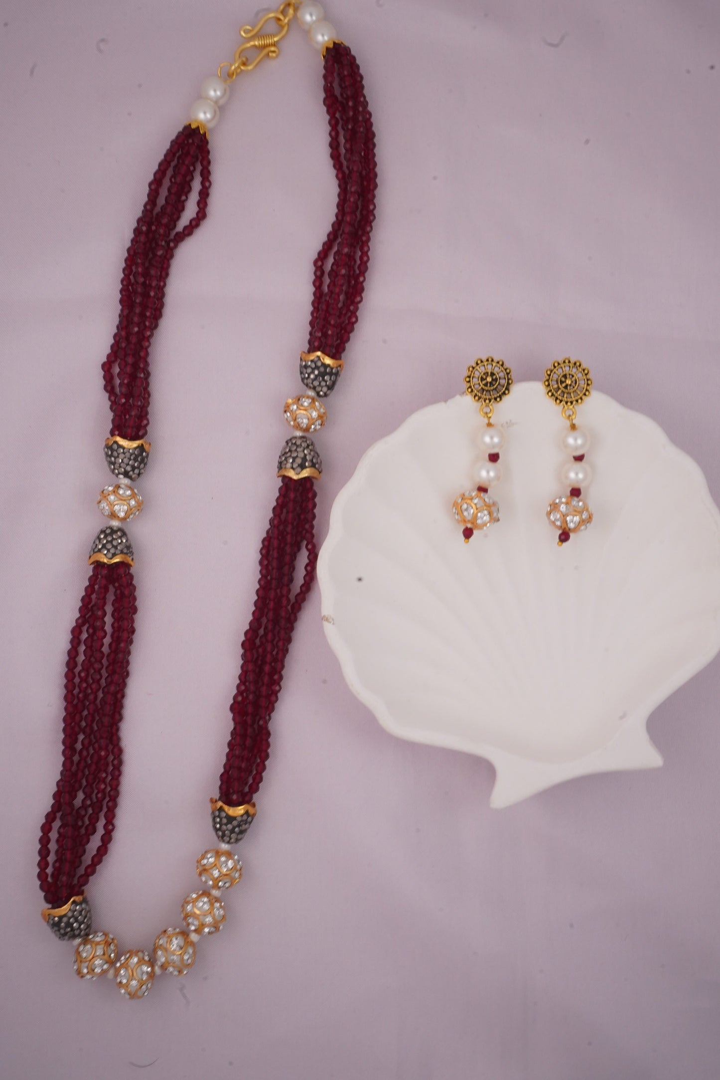 Meenakari Seed Ball Mala