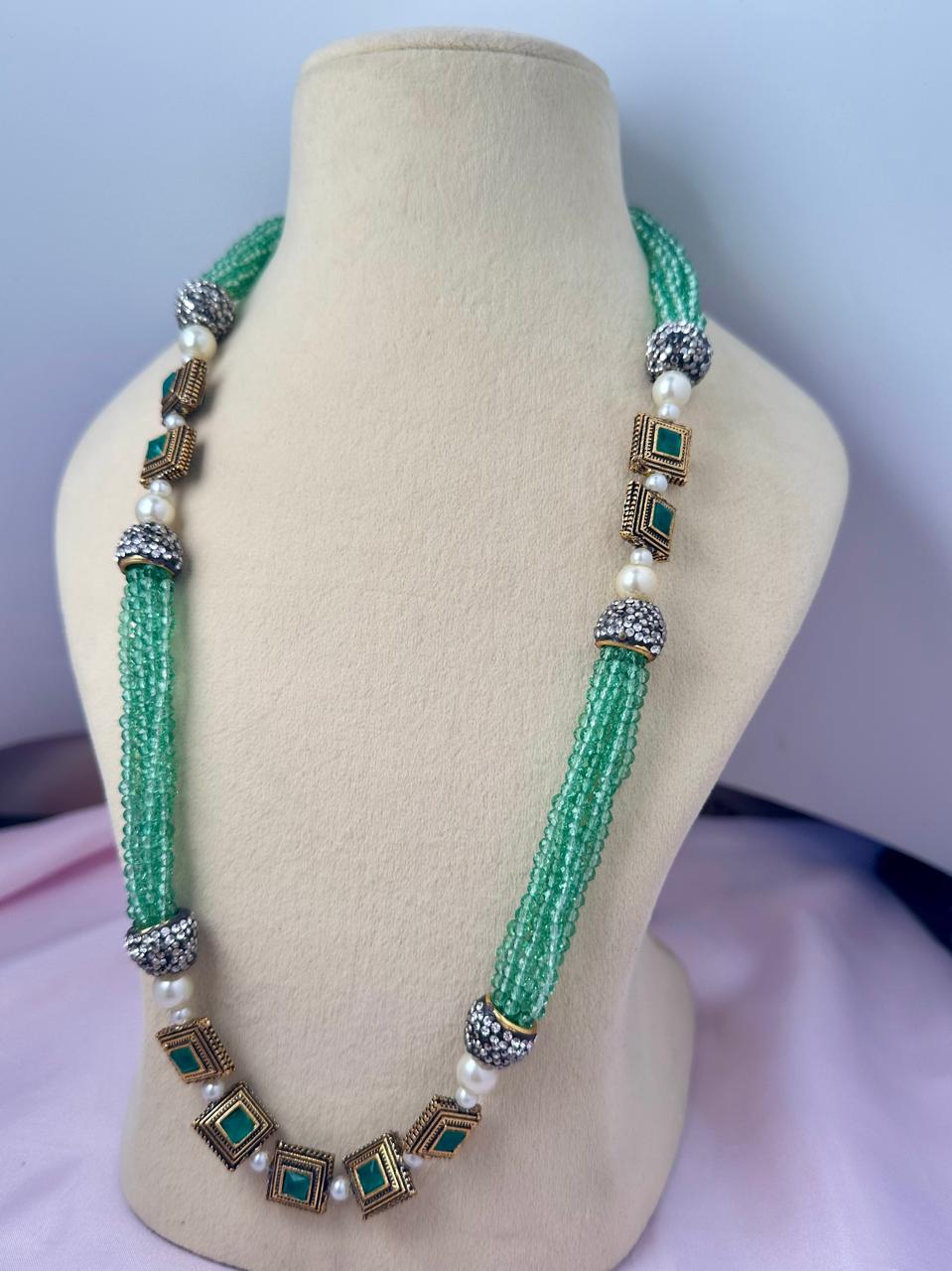 Mint Green Seed Mala
