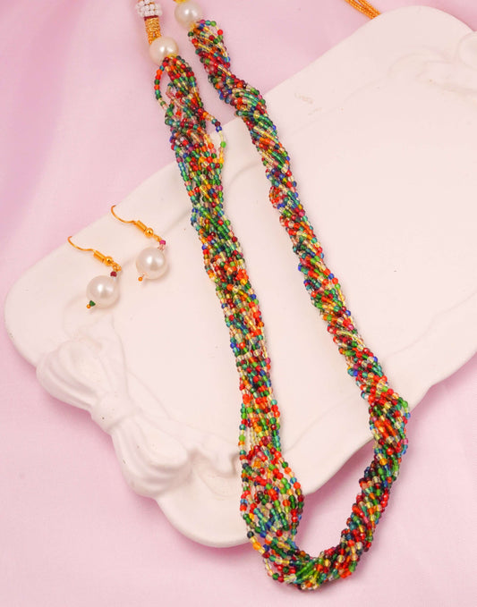Multi colour bead Mala| Glamnaari