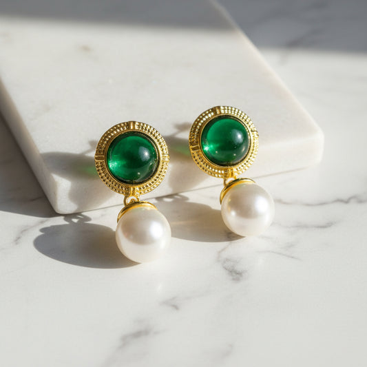 Pearl Drops Earrings For Women