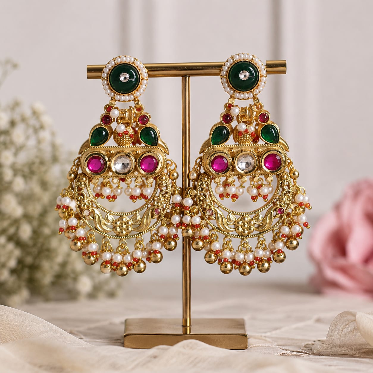 Royal Kundan Chandbali
