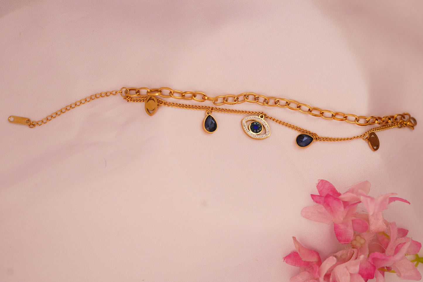 Sapphire Chain Bracelet