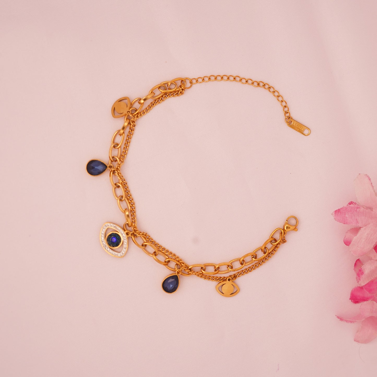 Sapphire Chain Bracelet