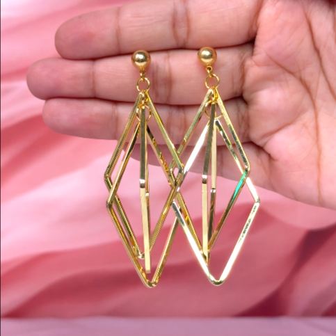 Geometrix Gold Dangles