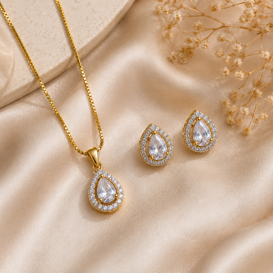 Seraphina Crystal  Pendant Set