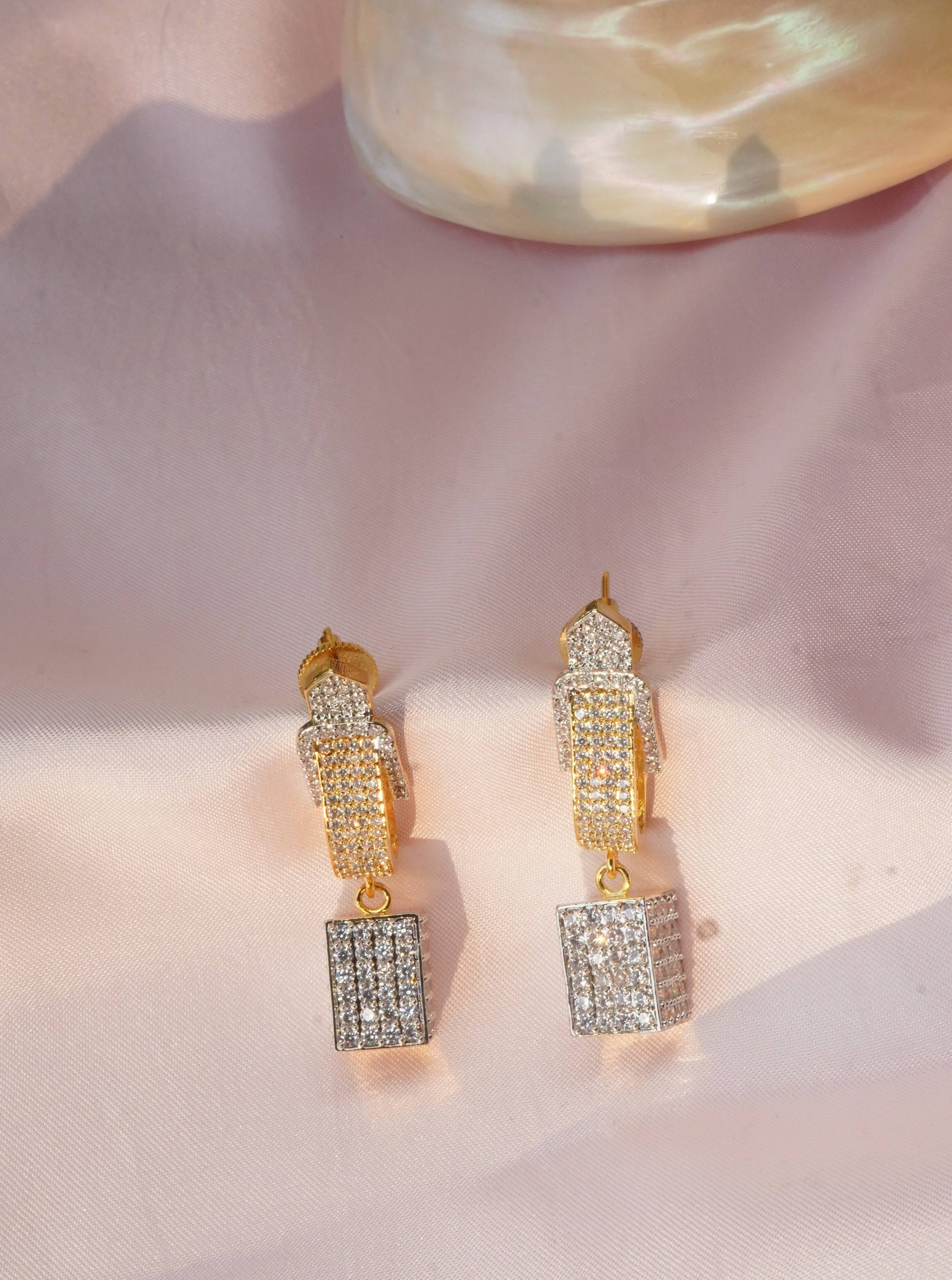 American diamond Stylish earring | Glamnaari
